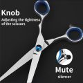 Professional Hairdressing Scissors Stainless Steel Hairdressing Scissors Cutting Thinning Scissors & Pet Grooming Scissors.