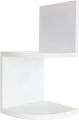 Corner Wall Mount Shelf 2 Tier Wall Mounted Corner Shelves Corner Shelves Bookshelf Zig Zag style. 