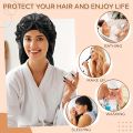 Long Bonnet Satin Hair Silk Bonnet for Sleeping Women Silky Bonnets for Women with Tie Band Sleep Cap for Braids Curly Hair. 