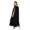 Indian Georgette Embroidery Shalwar Kameez For Women With Butterfly Salwar And Orna Free Size Comfortable Fit.