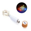 20 LEDs Cork Bottle Fairy Lights USB Rechargeable Christmas Garland String Lights for Bedroom Room Home Wedding Party Decoration.