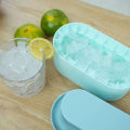 Large Silicone Ice Cube Mold Round Ice Bucket Summer Homemade DIY Refrigerator Freeze Ice Maker Ice Kitchen Bar Cube Mold Tools.
