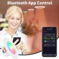 Tuya Bluetooth Smart LED Downlight 10W 15W Smart Life APP LED Lamp Bulb Dimmable RGB Remote Control Lamp For Living Room Bedroom. 