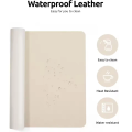 Pink Solid Color Leather Desk Pad Mouse Protector Large Small Mouse Pad Home Office Game Desk Mat PU Leather Pc Laptop Mouse Pad. 
