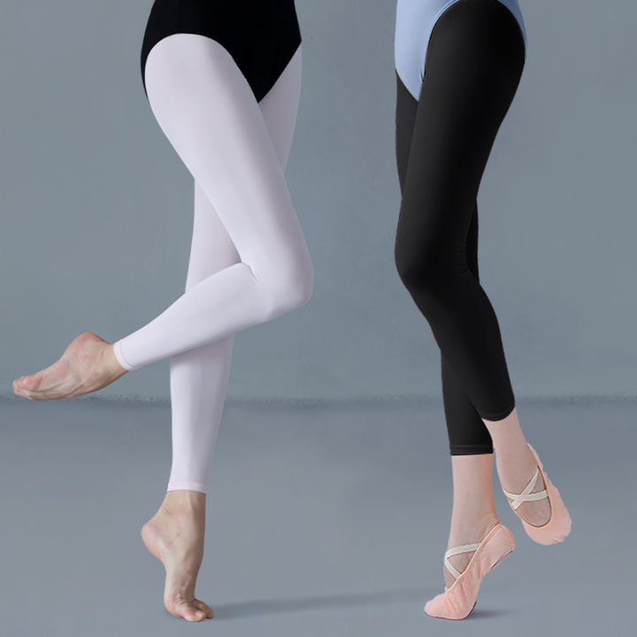 Girls%2090D%20Ninth%20Trousers%20High%20Elastic%20Pants%20Women%20Pantyhose%20Gymnastics%20Tights%20Ballet%20Stockings%20Dancing%20Versatile%20Casual%20Tights%20-%20Image%203