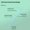 Interdental Silicone Brushes 200 Units Dental Toothpicks Brush Between Teeth Silicone Toothpicks With Thread Oral Cleaning Tools. 