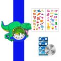 Boys Girls Watches Baby Kindergarten Party Gift Children Study time Toy Wristwatches Slap Bracelet Clock Cartoon Kids Watches. 