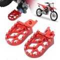 CNC Aluminum Motorcycle FootRest Footpegs Foot Pegs Pedals For HONDA CR125 CR250 CRF150R CRF250R CRF250X CRF450R CRF450X. 