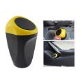 Hanging Car Trash Can Vehicle Garbage Dust Case Storage Box ABS Square Pressing Trash Bin Auto Interior Accessories For Car. 