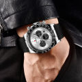 FOXBOX 2025 top brand mens watch waterproof luminous date dual display silicone quartz men's watches for men relogios masculino. 