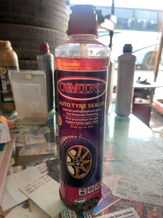 OMINI AUTO TYRE SEALER FORMULATED BY TAIWAN 500 ML