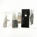 Stainless Steel Lock Pick Set, Locksmith Tools with Broken Key Extractor Hooks, DIY Hand Tools for Key Removal & Lock Repair. 