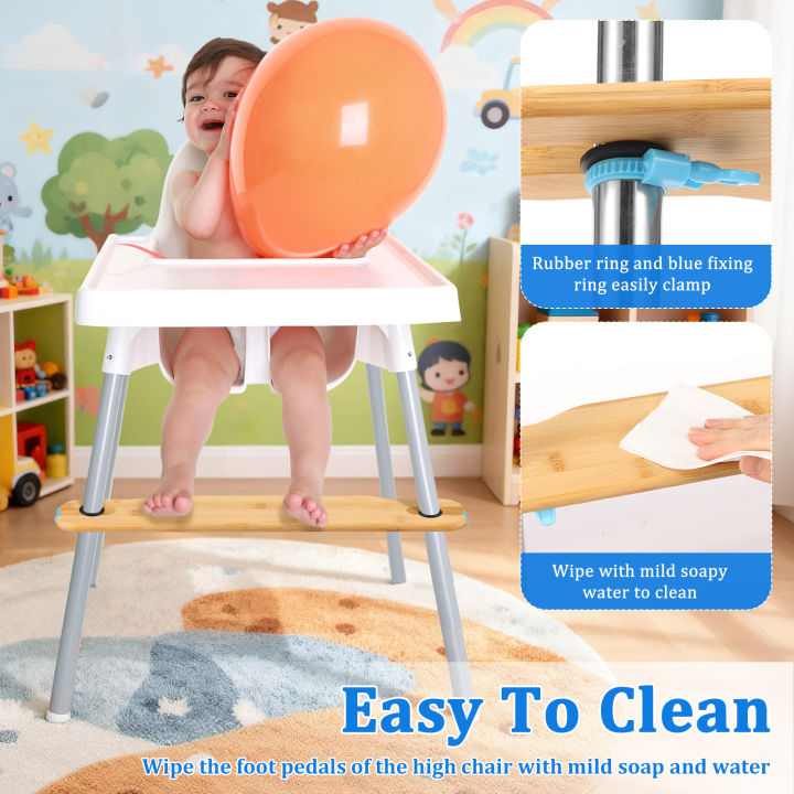 Baby%20High%20Chair%20Footrest%20Adjustable%20Height%20Baby%20Highchair%20Foot%20Pedal%20Natural%20Bamboo%20Wooden%20Infant%20Seat%20Foot%20Rest%20Babies%20Stuff%20-%20Image%204