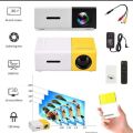 YG300 Pro LED Mini Projector 1080P Full HD Supported HD/M USB AV TF PS4 Portable Home Media Player. 