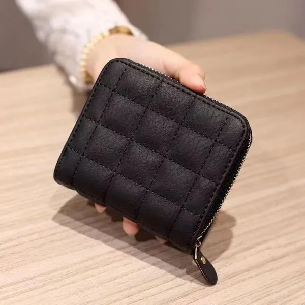 Mini%20Women's%20Short%20Zipper%20Zero%20Wallet%20Soft%20Leather%20Bag%20Anti-theft%20Feature%20Simple%20Classic%20Printed%20Cartoon%20Geometric%20Letter%20-%20Image%207