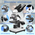 Professional Biological Optical Compound Binocular Microscope,5000X MicroscopeWith Electronic Eyepiece,Can Connect Computer.