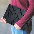 2-Piece Metallic Pattern Laptop Art Decal Case, Laptop Skin Sticker for Universal Netbook Skin, Waterproof and Scratch Resistant.