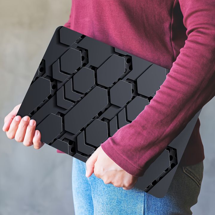 2-Piece%20Metallic%20Pattern%20Laptop%20Art%20Decal%20Case,%20Laptop%20Skin%20Sticker%20for%20Universal%20Netbook%20Skin,%20Waterproof%20and%20Scratch%20Resistant%20-%20Image%205