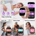 Smartwatch Women Bluetooth Call Smart Watch Heart Rate Blood Oxygen Sleep Monitor Waterproof Men's Smart Watches For Android iOS.