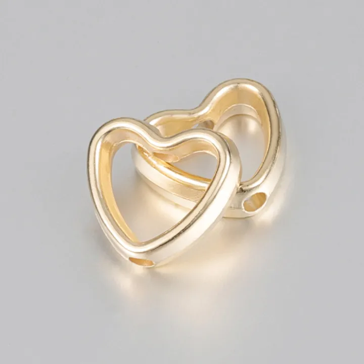 50pcs%20Heart%20Frame%20Wrapped%20Bead%20Double%20Stright%20Hole%20Spacers%20Loose%20Beads%20%20for%20Jewelry%20Making%20DIY%20Findings%20-%20Image%207
