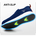 Breathable Safety Shoes Man Steel Toe Anti-Puncture Reinforced Sole Men's Work Shoes Lightweight Slip Resistant Safety Sneaker.
