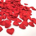 Valentine's Day 200Pcs Romantic Padded Fabric Throwing Petals Love Hearts for Table and Carpet Wedding Party Decoration. 