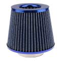 Universal Car Modified High Flow Air Filter Mushroom Head Air Filter 76mm Universal Mushroom Head Air Filter. 