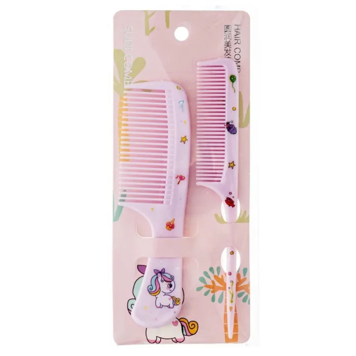 2Pcs%20Kids%20Hair%20Comb%20Set%20Cute%20Portable%20Anti-Static%20Plastic%20Hairdressing%20Comb%20For%20Girls%20Hair%20Comb%20Cartoon%20Baby%20Chil%20-%20Image%207