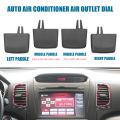Car A/C Vent Tab Clip Left/Right Auto Front Air Conditioning Vent Tab Clip AC Air Vent Tab Clip Slider for Kia Sorento 2009-2014. 