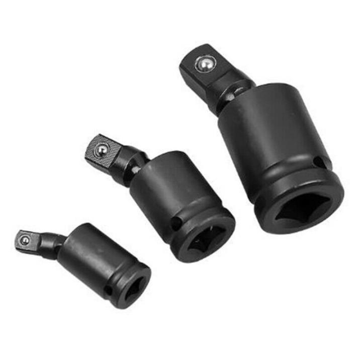 Air Impact Wobble Socket Adapter 1/2 3/8 1/4 Inch Universal Joint ...