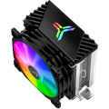 Jonsbo CR1200 CPU Cooler 2 Heat Pipe Tower RGB Colorful Light Effect 9cm Fan For LGA115X 775 AM4. 