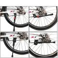 Mountain Bike Kick Stand Aluminum Alloy Heavy Duty Adjustable Bicycle Cycle Side Support Bracket Easy Install Bike Parking Rack. 