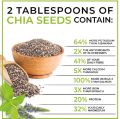 Chia Seeds (1000 gm / 1 kg) / chia seeds organic / Chia Seed Ideal for weight loss / Chia Seeds Immune System Booster / Full of minerals / Boost Energy and Metabolism / Original Chia Seeds. 