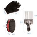 New Double-Sided Magic Twisted Hairbrush Sponge Oval Dual Use Professional Perforated Curly Sponge Wave Roll Washable Tool. 