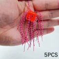 5pcs/lot Handmade Soft Fishing Lure Set - Dice Rubber Bass Bait for Outdoor Tackle. 