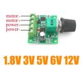 PWM Speed Controller For 555 and 775 motor 3A DC 1.8V 3V 5V 6V 12V 15V PWM Motor Speed Controller Adjustable Drive Module Control for Aquarium filter speed control DIY amd multipurpose. 