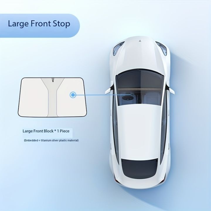 Foldable%20Car%20Sunshade%20With%20Hollow%20Design%20Upgraded%20Thick%20Titanium%20Silver%20For%20Front%20Windshield%20Reflective%20And%20Insulated%20Sunshade%20W%20-%20Image%203