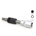 T50/M10 Alternator Pulley Socket Drill Bit With 33 Teeth Tool Alternator Pulley Center Bolt Remover Socket Wrench Tool.