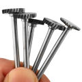 T-Shaped  Steel Grinding Head With 3mm Handle Hard Alloy Rotary File Woodworking Metal Carving Slotting Milling Cutter. 