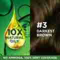 Garnier Colur Naturals Creme Riche Nourishing Permanent Hair Color # Darkest Brown 70ml + 60g. 