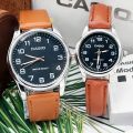 Casio watch men watch women watch wrist watch lovers PU leather watch strap 38mm 30mm. 