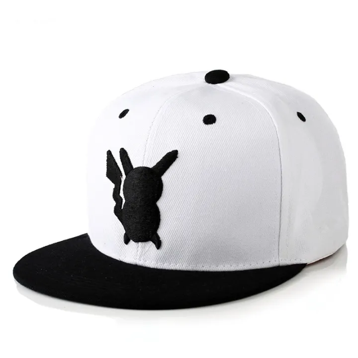 Anime%20Pikachus%20Cosplay%20Hat%20Unisex%20Adjustable%20Casual%20Baseball%20Hat%20Outdoor%20Sun%20Protection%20Hat%20Flat%20Brim%20Hat%20-%20Image%204