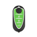 YIQIXIN 3 Button Remote Car Key Shell For Alfa Romeo Giulietta Mito 159 GTA GTO Brera 4C Red  SIP22 Uncut Blade. 