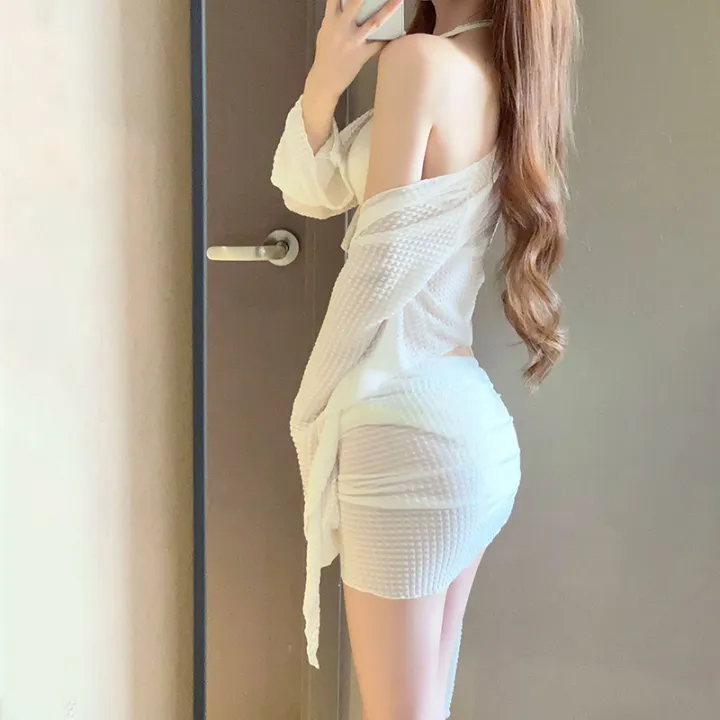 Women's%20Long%20Sleeve%20Knit%20Bikini%20Set,%20Pure%20%20Push-Up%20Swimsuit%20with%20Cover-Up,%20Elegant%20Resort%20Swimwear%20for%20Vacation%20Beach%20-%20Image%205