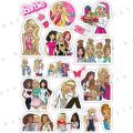 Barbie Stickers UNCUT A5 Size Sheet For Girls Kids Journal Scrapbook Phone Cover Laptop Notebook DIY Crafts Barbie Fans. 