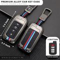 Toyota Corolla Grande zinc Alloy metal key Fob remote cover with key chain. 
