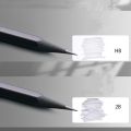 Black Wood Graphite Pencil Set HB 2B Black Lead Office Writing Pencil 10pcs Pack Stationery.