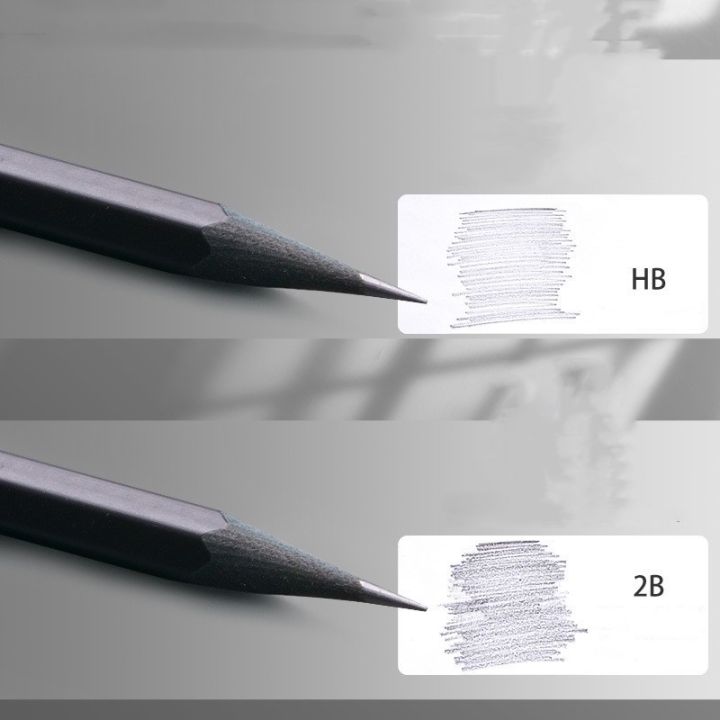 Black%20Wood%20Graphite%20Pencil%20Set%20HB%202B%20Black%20Lead%20Office%20Writing%20Pencil%2010pcs%20Pack%20%20Stationery%20-%20Image%205