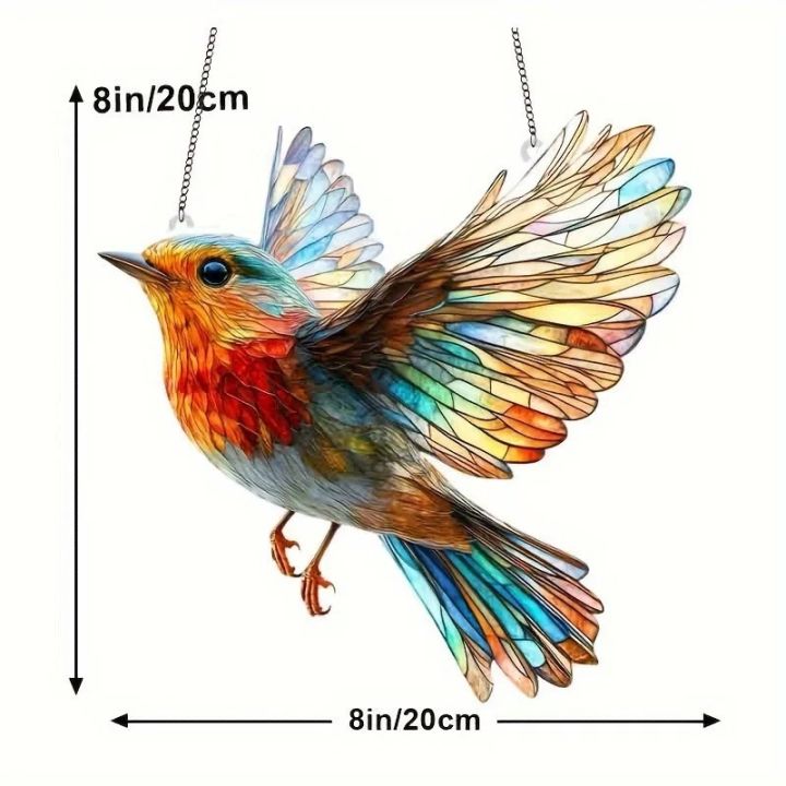 1PC%20Beautiful%20birds%20Hanging%20Decoration%20Hanging%20Pendant%20Wind%20Chime%20Suncatcher%20Home%20Window%20Ornament%20Garden%20Interior%20Decoration%20-%20Image%202