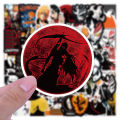 50Pcs Kurosaki Ichigo Bleach Cartoon Stickers Girls Rukia Inoue Sticker Car Laptop Skateboard Phone Kenpachi Anime Decal. 